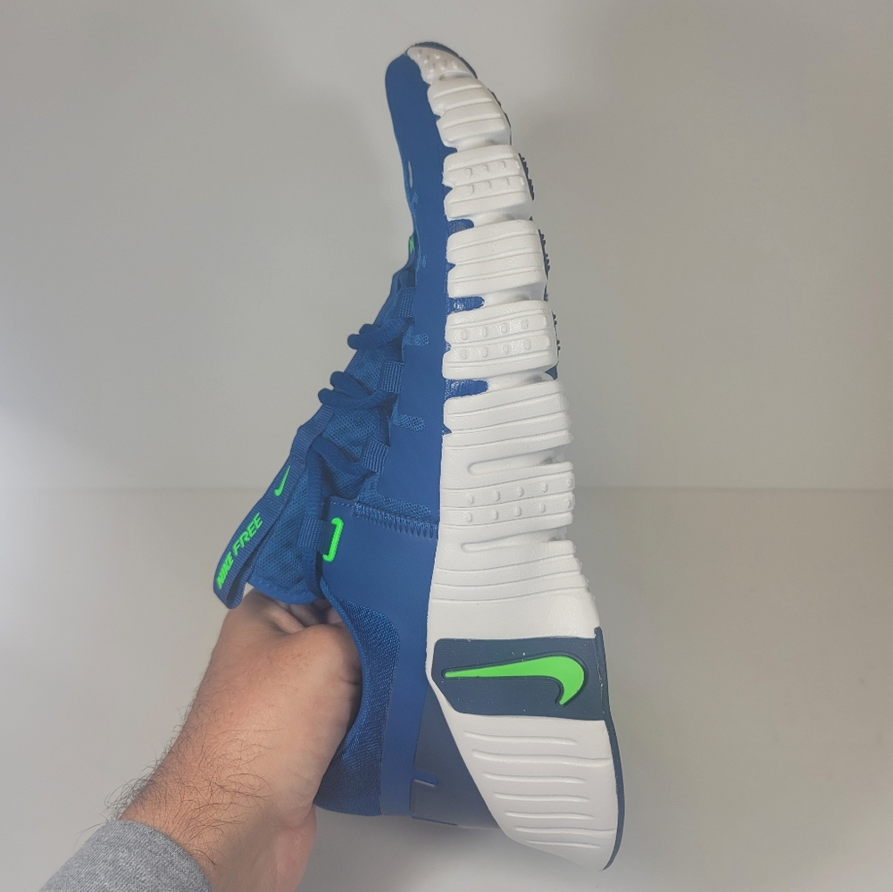 Nike Free Metcon 5 Court Blue Mens Size 9.5 Training Shoes DV3949-401 Sneakers - Picture 6 of 11